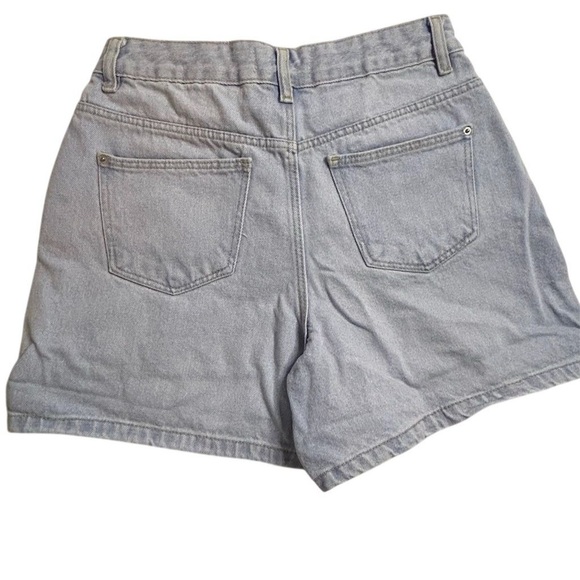 Urban Bliss Women's High Rise Denim Shorts Light Wash Blue Size 4 Casual Summer - Picture 6 of 10